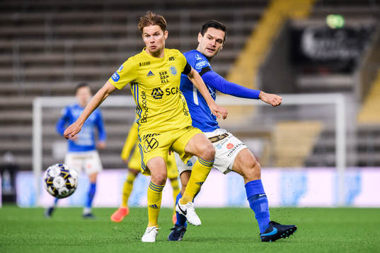 Sundsvalls Johan Blomberg och Norrbys Ivo Dominik Pekalski