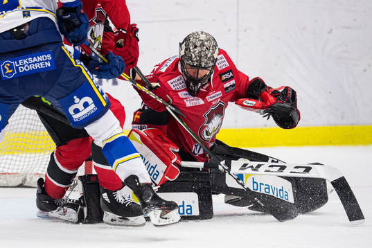 Malmö Redhawks målvakt Oscar Alsenfelt