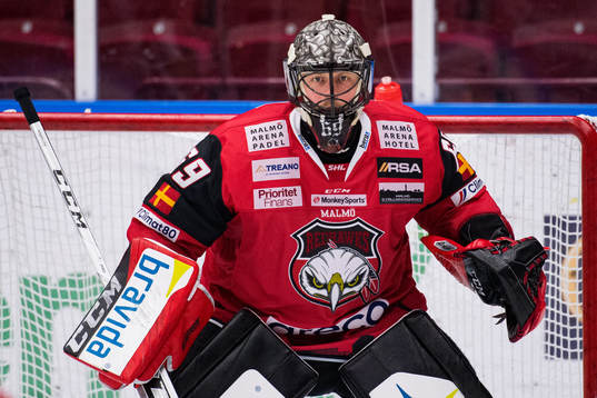 Malmö Redhawks målvakt Oscar Alsenfelt