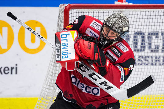 Malmö Redhawks målvakt Oscar Alsenfelt