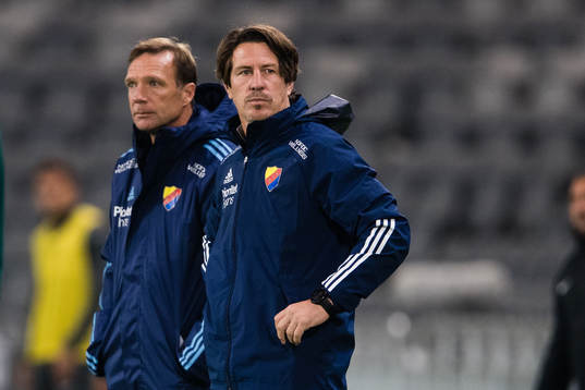Kim Bergstrand, head coach and Thomas Lagerlöf, head coach of Djurgården
