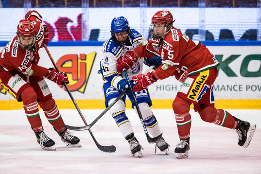 Modos Lore Baudrit och Leksands Abigael Thiessen och Modos