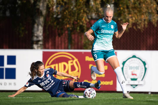 Kvarnsvedens Agnes Dahlström och  Alingsås Pernilla Milton