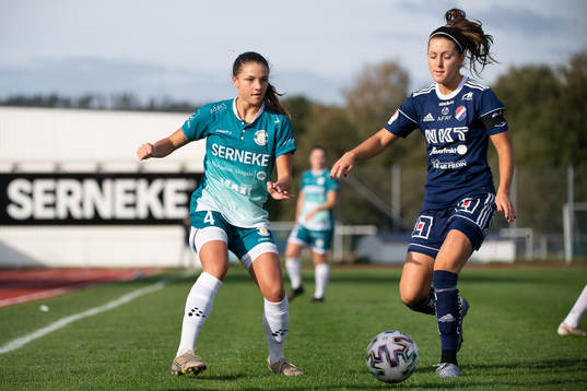 Alingsås Alexandra Roholt och Kvarnsvedens  Emma Lindén