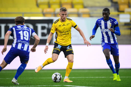 Elfsborgs Jesper Karlsson och IFK Göteborg Yahya Kalley