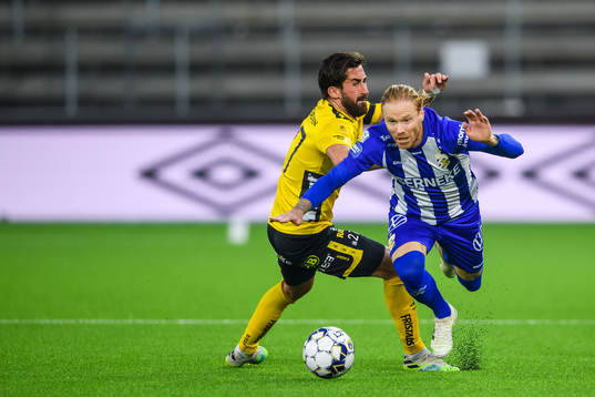 Elfsborgs Frederik Holst och IFK Göteborg Alexander