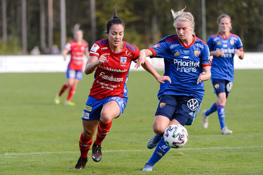 Vittsjös Michelle De Jongh  och Djurgårdens Amander Kander