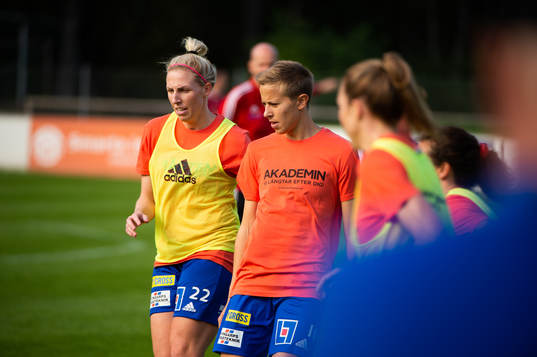 Vittsjös Sandra Adolfsson och Rebecca Quinn