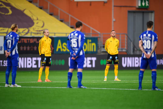 Elfsborgs Johan Larsson och Jesper Karlsson