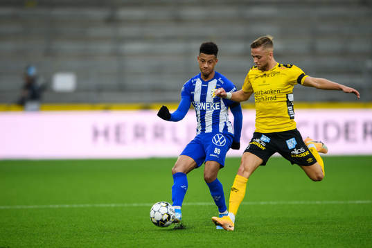 IFK Göteborg Tobias Sana och Elfsborgs Jesper Karlsson
