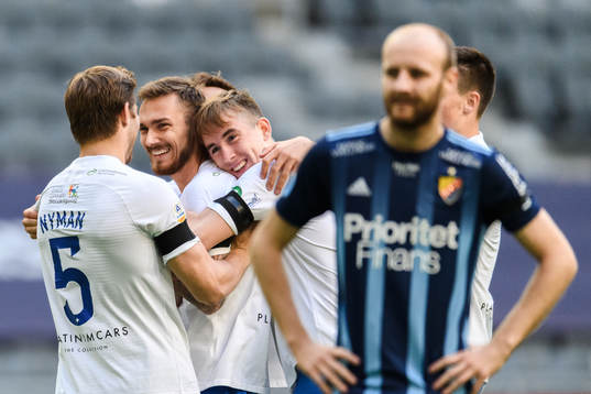 IFK Norrköpings Linus Wahlqvist och Ísak Bergmann