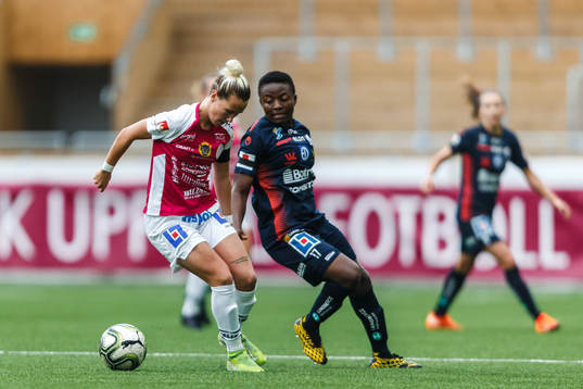 Uppsalas Marika Bergman Lundin  och Linköpings Orji Ebere