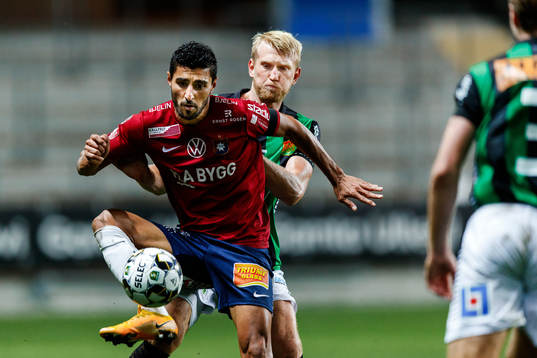 Örgrytes Ailton Jose Almeida och GAIS Carl Elfgren Nyström