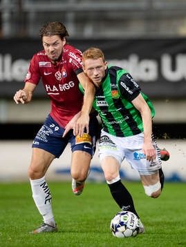 Örgrytes Danny Ervik och GAIS Julius Lindberg