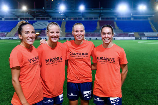 Eskilstunas Anna Oscarsson , Elin Rombing , Kaisa Collin