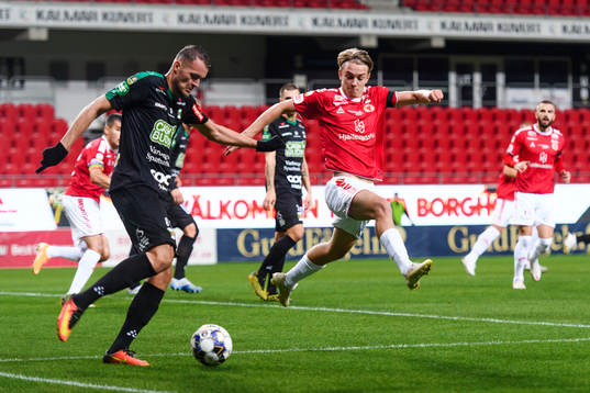 Varbergs Albert Ejupi och Kalmars Isak Magnusson