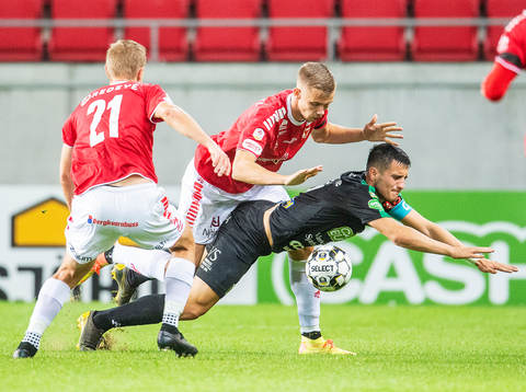 Kalmars Johan Stenmark och Varbergs Astrit Selmani