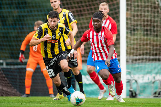 Häckens Kevin Yakob och Angereds Abdou Sabally