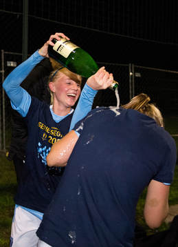 Malmö FFs Melina Skarström jublar