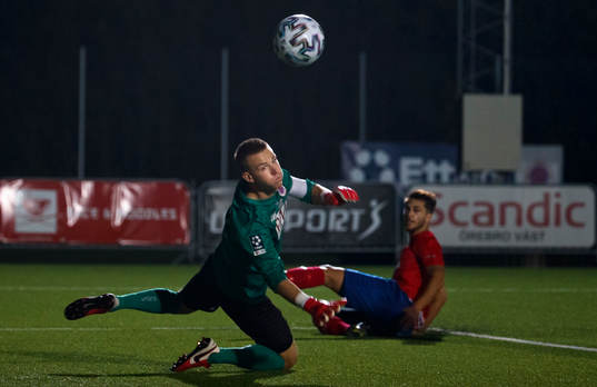 Karlslunds målvakt Jakob Kindberg