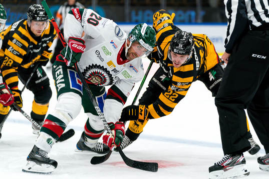 Frölundas Joel Lundqvist och Skellefteås Jonathan Johnson