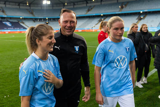 Malmö FFs Lovisa Wifvesson, assisterande tränare Anders