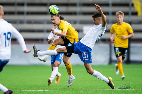 Elfsborgs Dennis Kjellberg och IFK Norrköpings Mustafa Omran Saleh