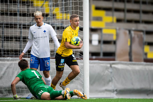 Elfsborgs Theo Lind jublar efter 1-2