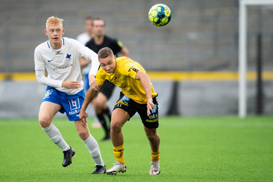 Elfsborgs Theo Lind och IFK Norrköpings Felix Stenman