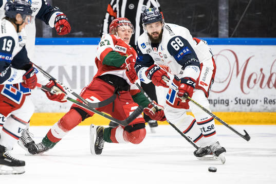 Moras Isac Andersson och Västerviks Joakim Hagelin