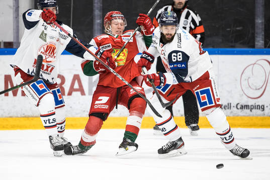 Moras Isac Andersson och Västerviks Joakim Hagelin