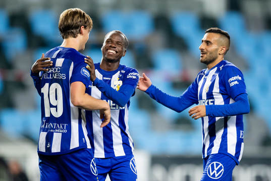 IFK Göteborg August Erlingmark, Alhassan Yusuf Abdullahi och Sargon Abraham