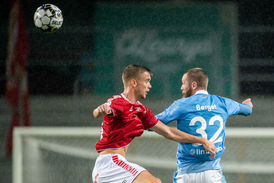 Kalmars Johan Stenmark och Malmö FFs Jo Inge Berget