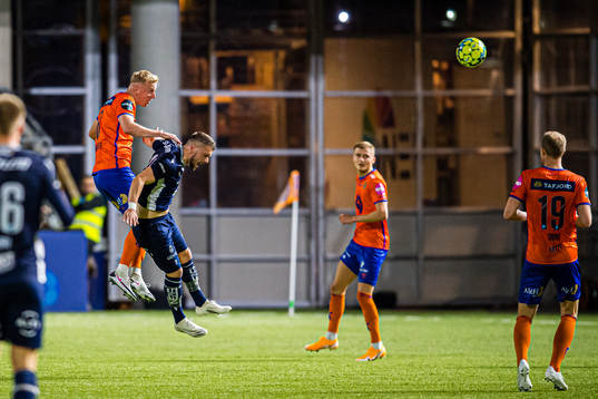 Daan Frederikus Quirinus Klinkenberg and Flamur Kastrati of Kristiansund