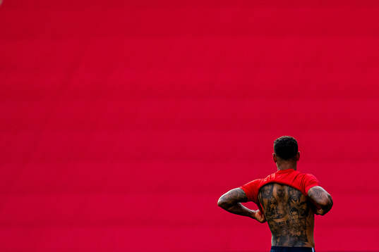 The tattoos of Joshua King of the Norwegian national