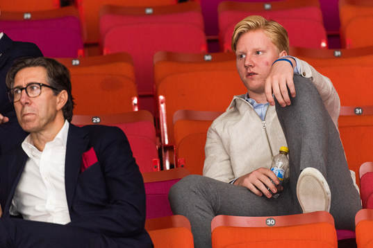 Rasmus Dahlin på läktaren