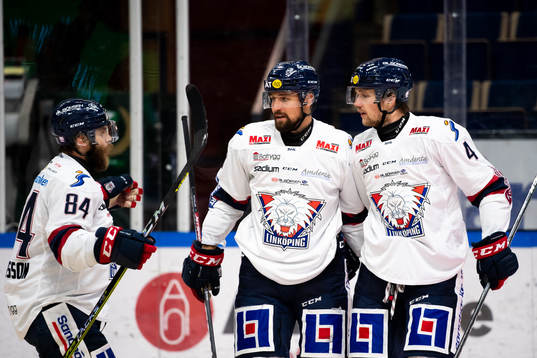 Linköpings Jimmy Andersson, Mikael Frycklund och Filip