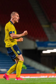 Felix Beijmo of Sweden celebrate