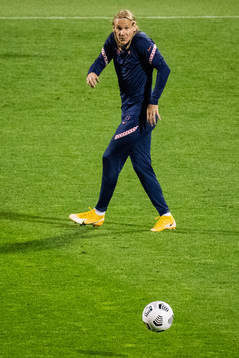 Domagoj Vida of the Croatian national football team