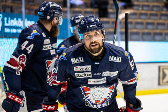 Linköpings Mikael Frycklund jublar