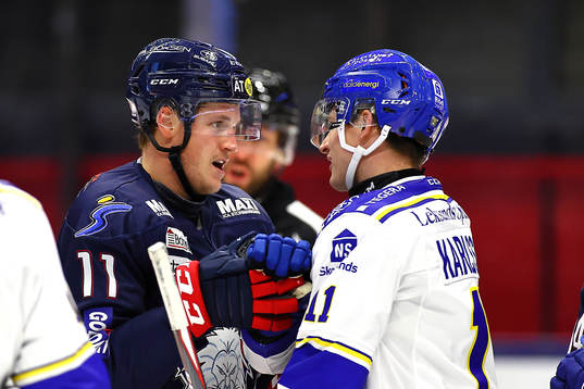 uLinköpings Henrik Törnqvist och Leksands Martin Karlsson