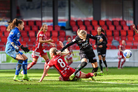 Växjös Ria Öling och Piteås Julia Karlenäs