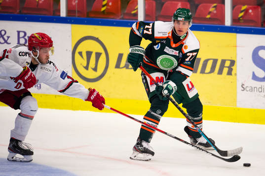 Kristianstads Viktor Wahlden och Modos Jesper Lindgren