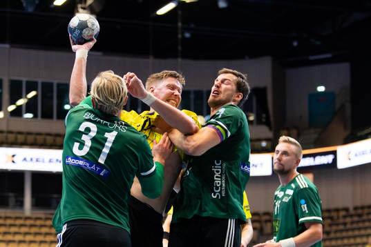 Sävehofs Christoffer Brännerberg och Helsingborgs Mattias