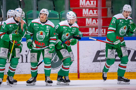 Rögles Philip Törnqvist och Melker Eriksson  och Hampus