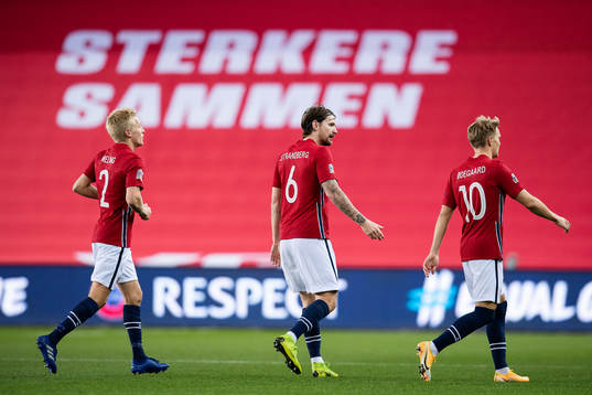 Birger Meling, Stefan Strandberg and Martin Ødegaard of