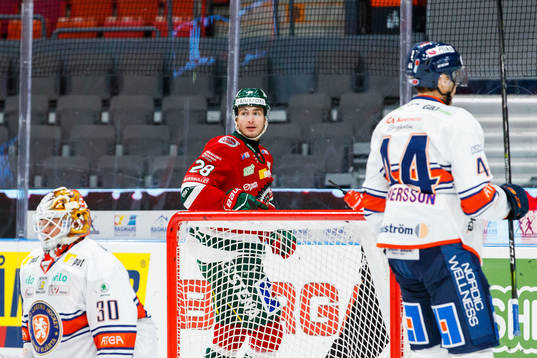 Frölundas Johan Sundström jublar