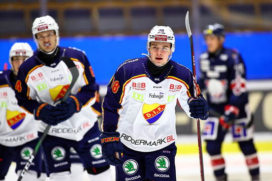 Djurgårdens Alexander Holtz jublar