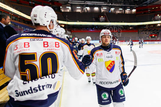 Djurgårdens Manuel Ågren jublar