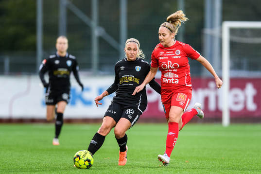 Göteborgs Emma Koivisto och Örebros Karin Lundin